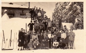 1950-51 Gita sulla neve all'abetone